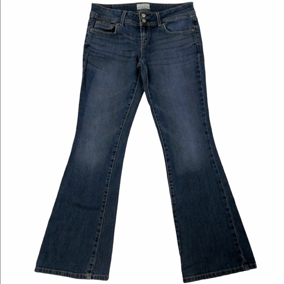 AEROPOSTALE Hailey Flare Blue 5/6 Short Jeans CLOSET CLEAR OUT - Picture 1 of 6
